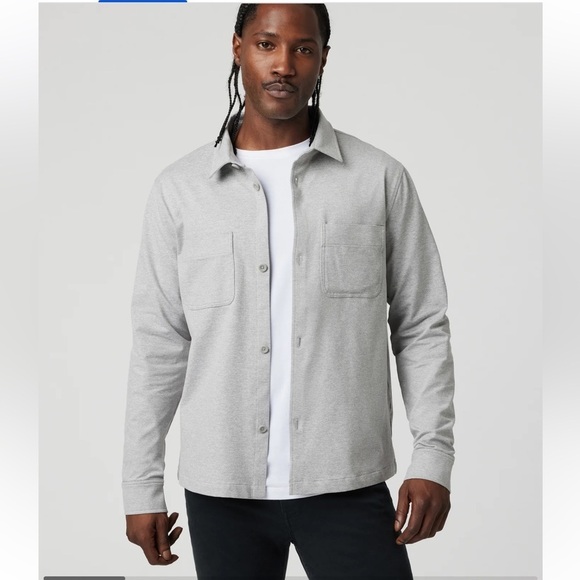 VUORI Coronado Shirt Jacket size XXL Gray Button-Up Shirt - Picture 7 of 7